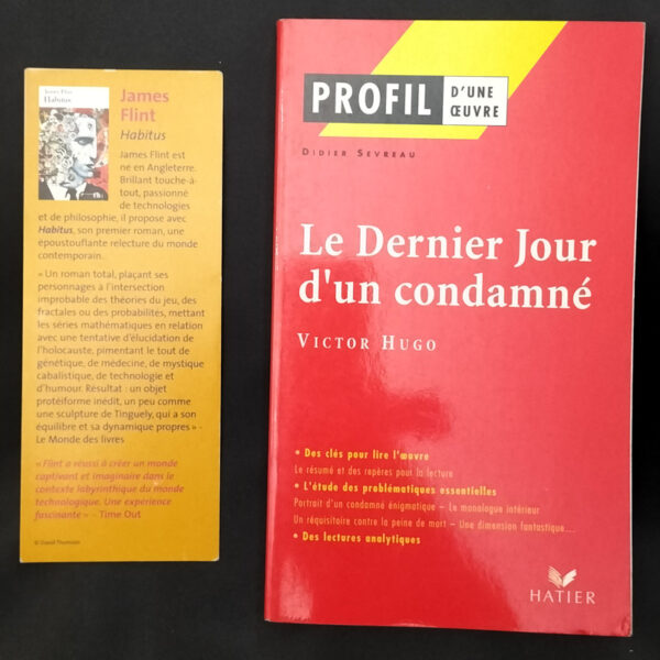Couverture du livre « Le Dernier Jour d’un Condamné – Profil d’une œuvre – Hatier »
