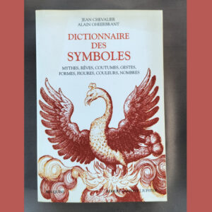 Couverture du Dictionnaire des symboles avec un phénix rouge déployant ses ailes