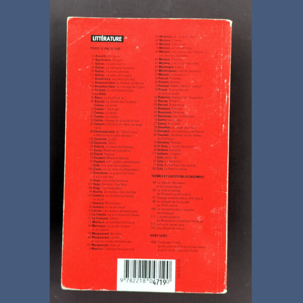 Quatrième de couverture du livre Dom Juan Profil d'une œuvre Hatier