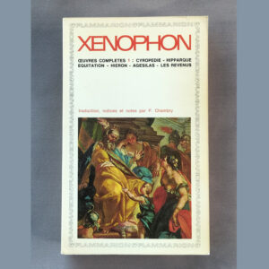 Première de couverture du livre « Œuvres Complètes Tome 1 » de Xénophon, traduction P. Chambry, édition Flammarion.