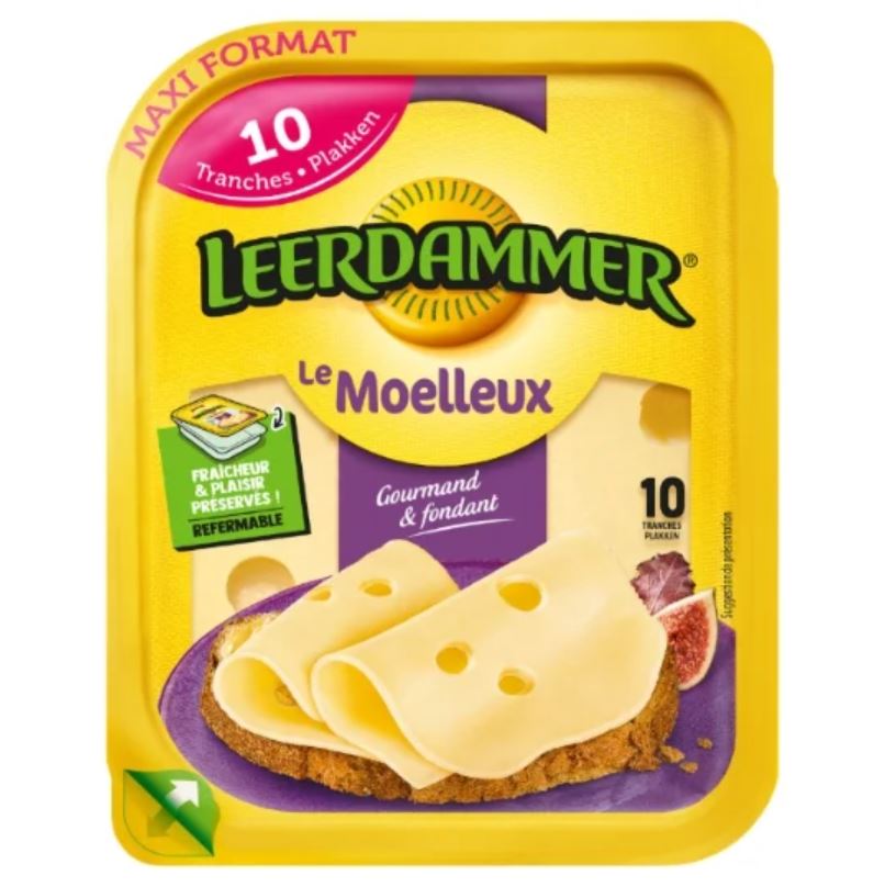 10 tranches de fromage Le Moelleux Leerdammer