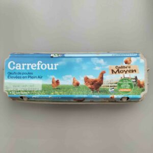 12 œufs de poules élevées en plein air - Carrefour