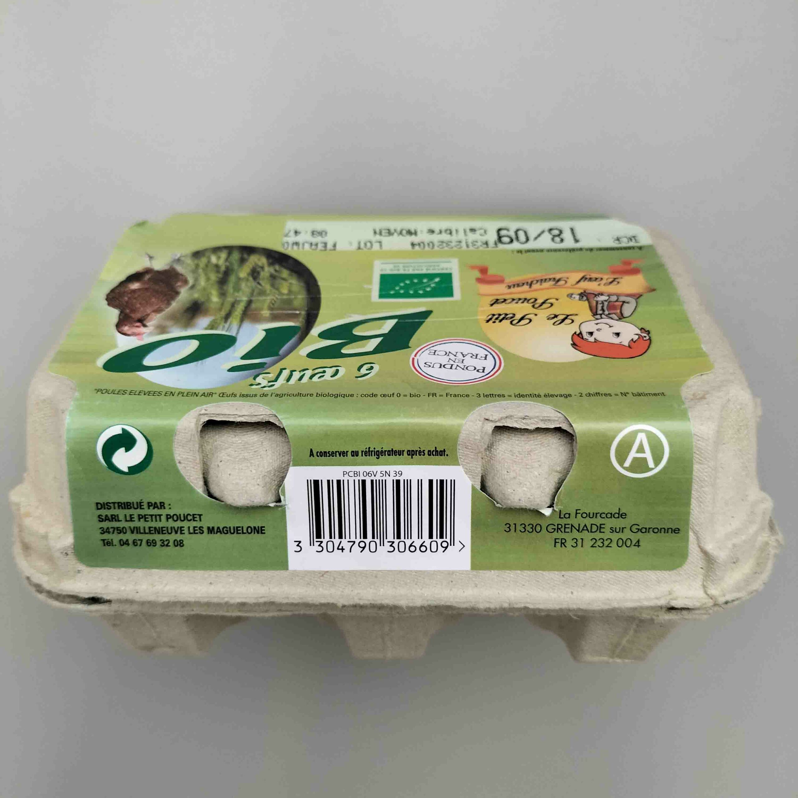 6 œufs Bio Le petit Poucet – Image 2