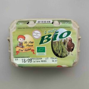 6 œufs Bio Le petit Poucet