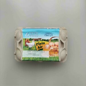 6 œufs frais plein air - Pampr'œuf
