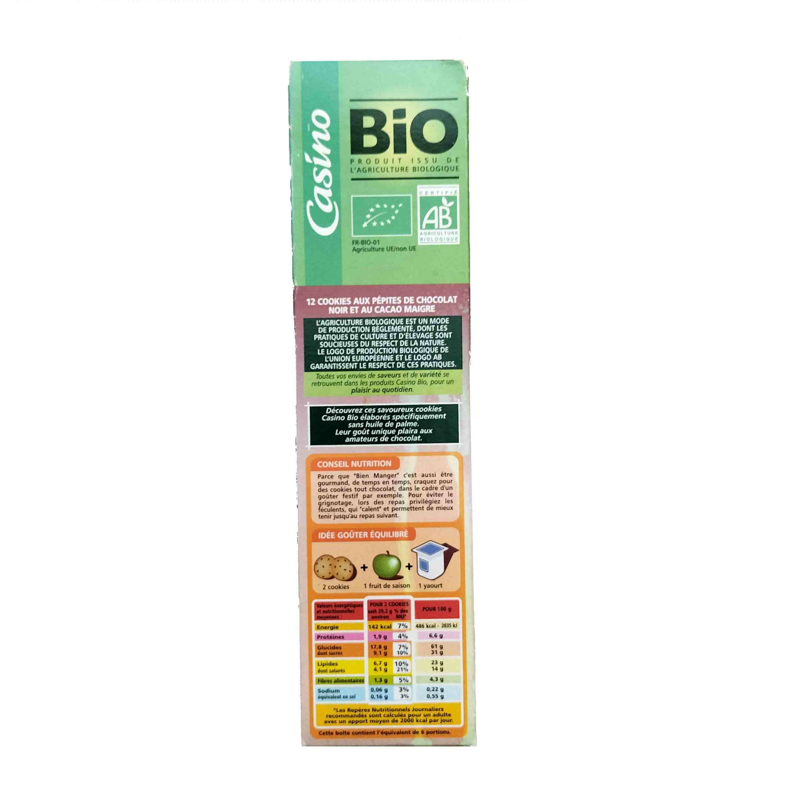 Cookies aux pépites de chocolat noir Bio Casino – Image 2