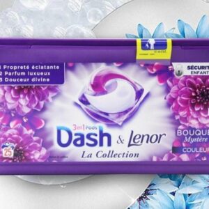 Dash Lénor lessive capsules La collection