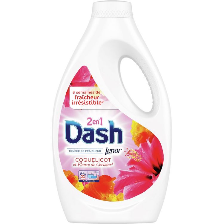 Dash 2en1 Coquelicot Lessive Liquide 23 Lavages