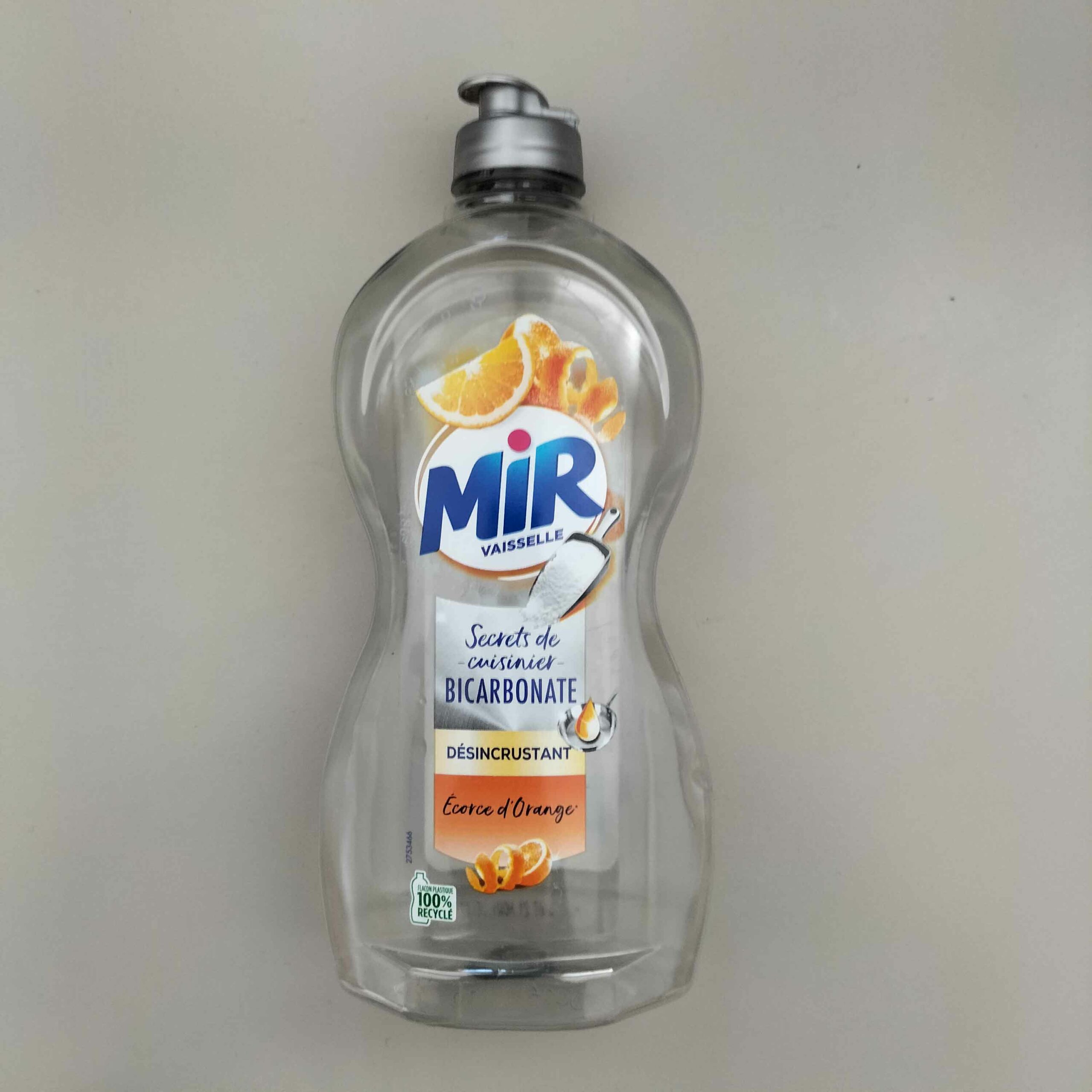 Mir - Liquide vaisselle désincrustant écorce d'orange