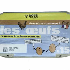 Nous anti-gaspi 15 Œufs de poules élevées en plein air