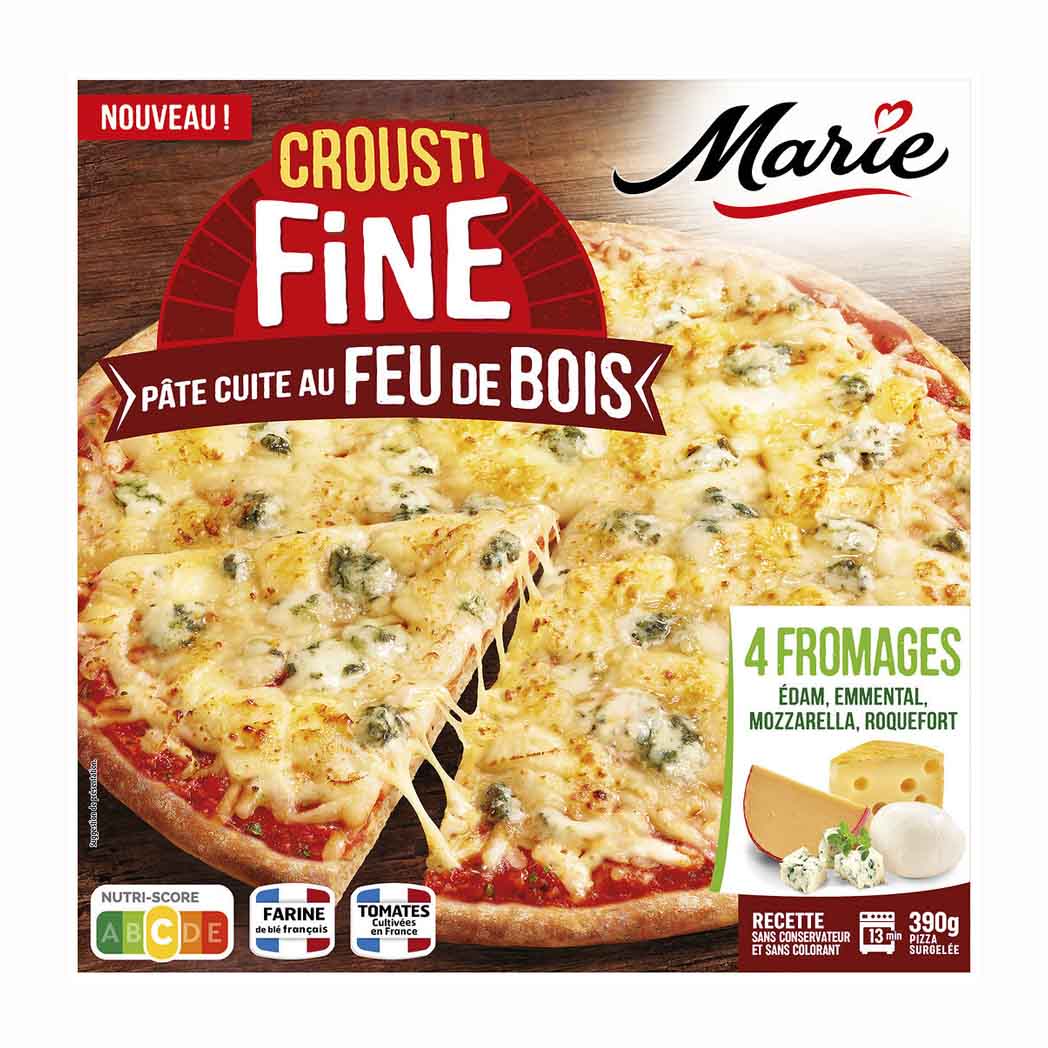 Pizza 4 fromages Crousti Fine Marie