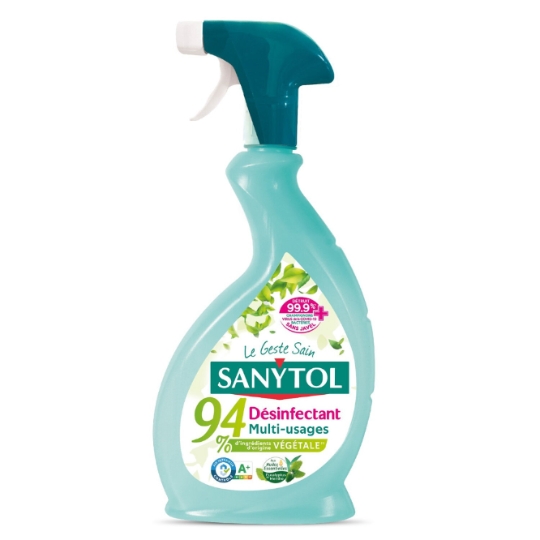 SANYTOL Spray Désinfectant Nettoyant Multi-Usages