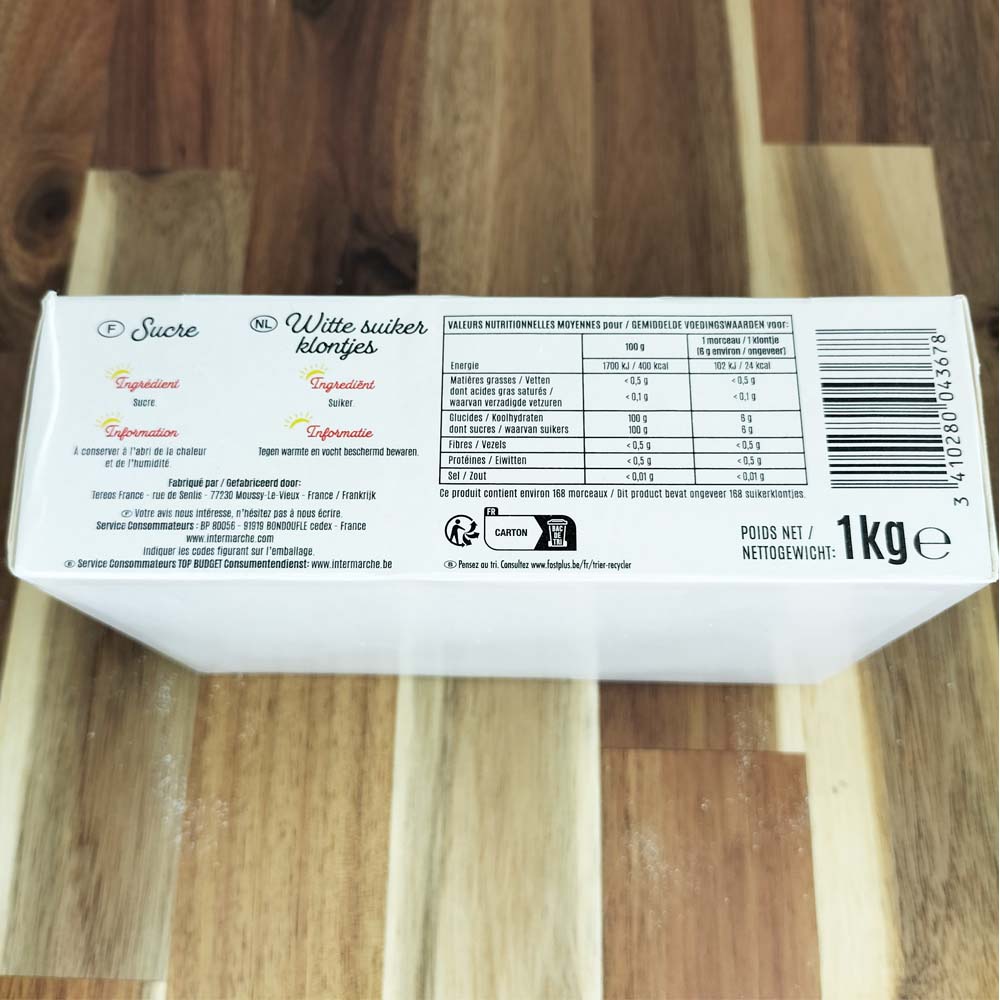 Sucre blanc en morceaux Top Budget – Image 2