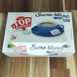 Sucre blanc en morceaux Top Budget