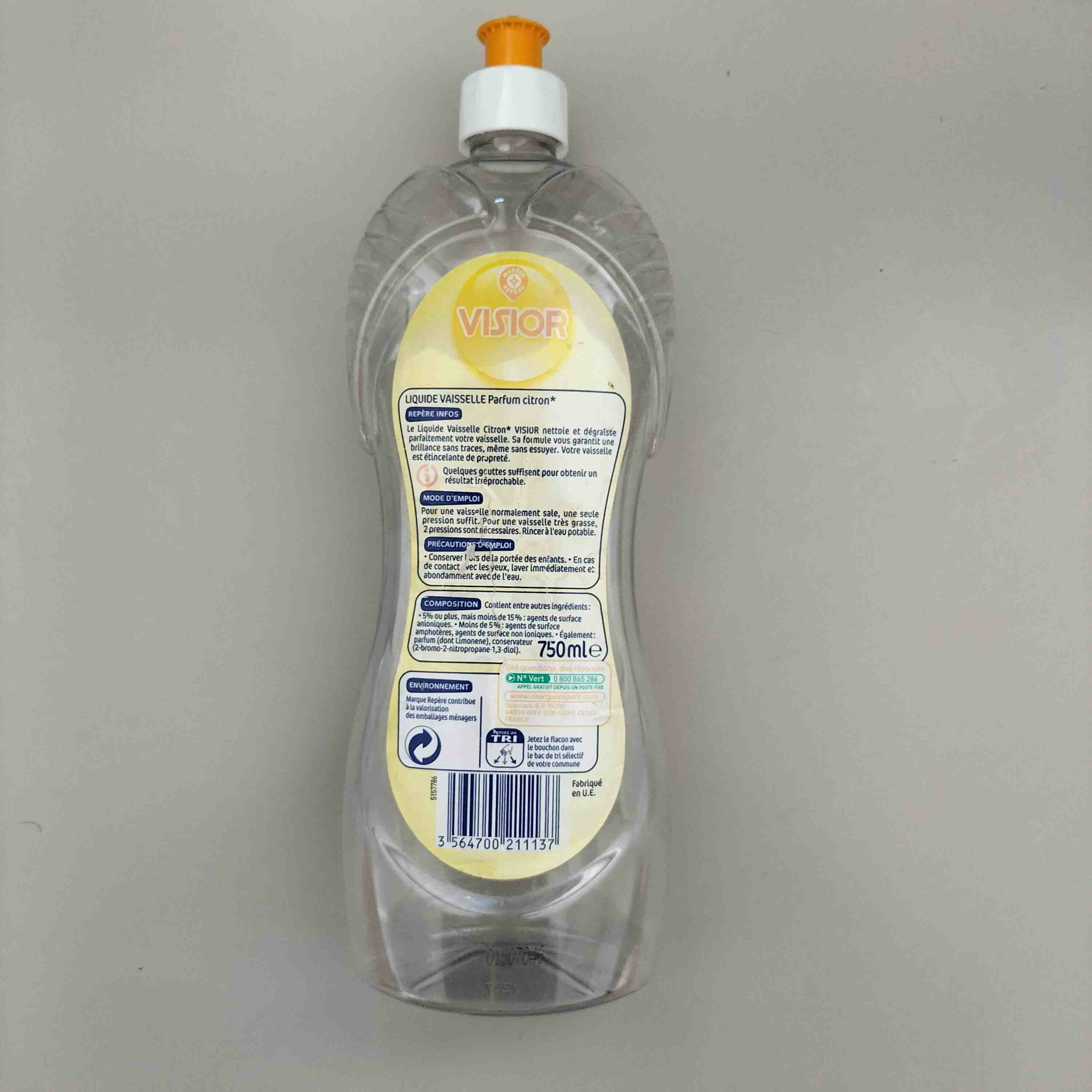 Visior - Liquide vaisselle - citron – Image 2