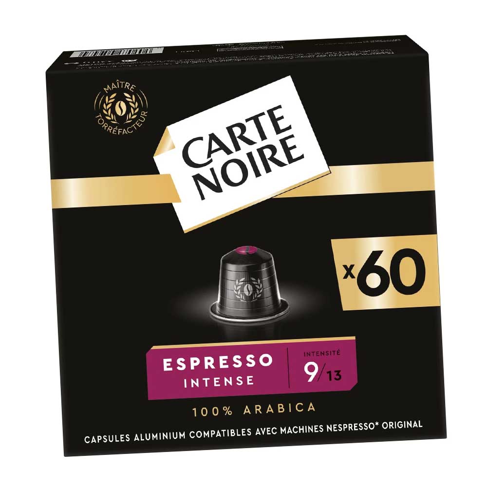 Café Carte noire 60 capsules Espresso Intense