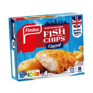 Colin d'Alaska façon fish and chips Findus