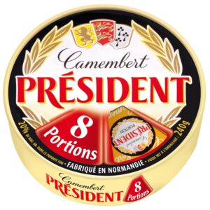 Fromage Camembert Président 8 portions